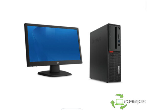 EQUIPO COMPLETO CPU LENOVO THINKCENTRE M75s SFF + MONITOR 19